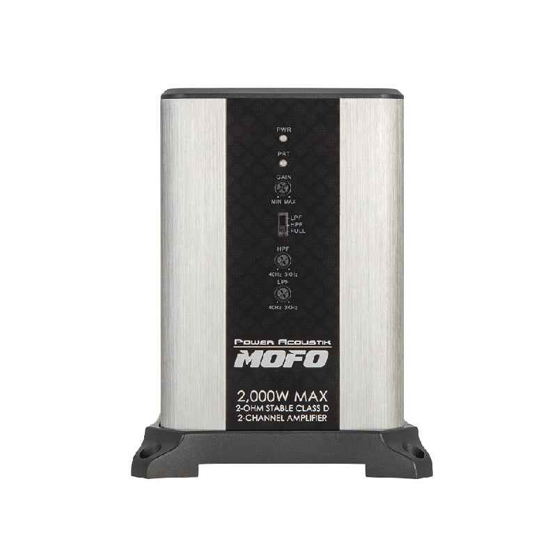 Power Acoustik MOFO2-2KD amplifier - adjustment control panel