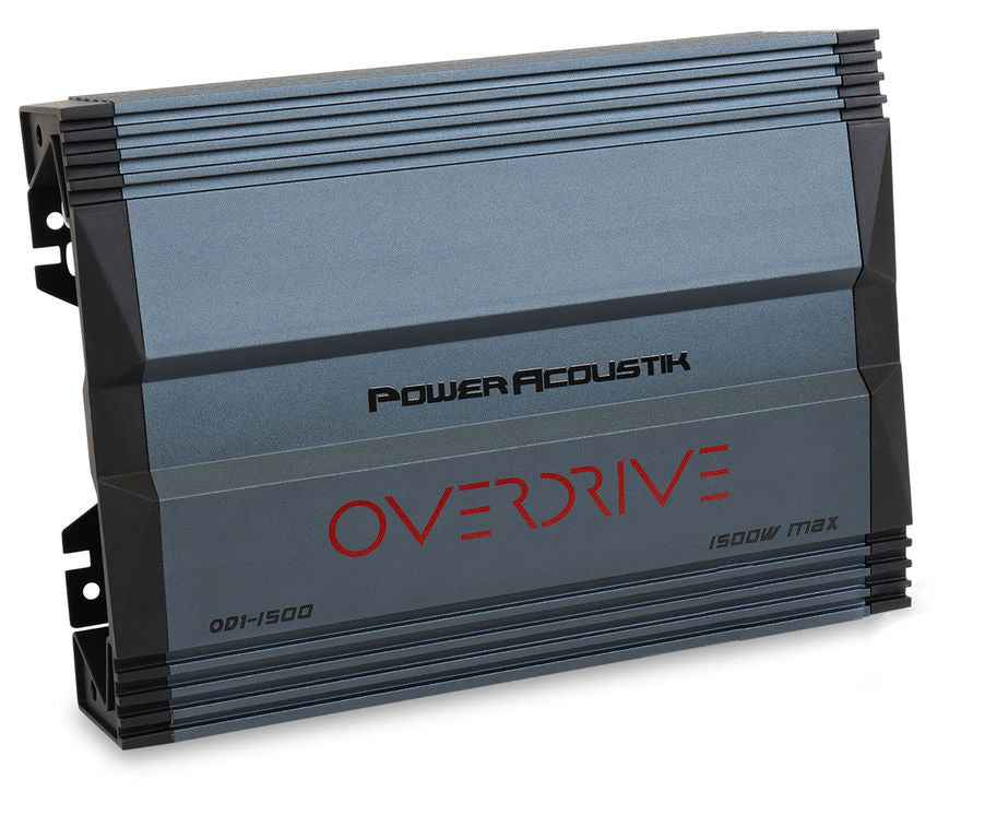 Power Acoustik OD1-1500 alternate top view and enclosure
