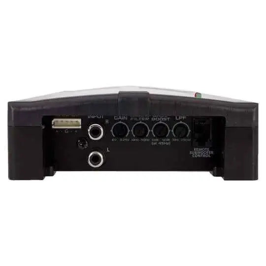 Power Acoustik RZ1-2300D RCA inputs and adjustment controls