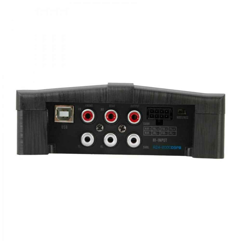 Power Acoustik RZ4-2000DSPB RCA input panel