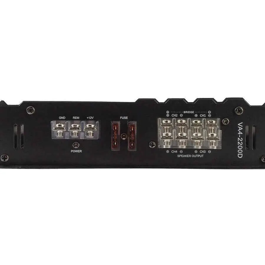 Power Acoustik VA4-2200D power and speaker terminal panel