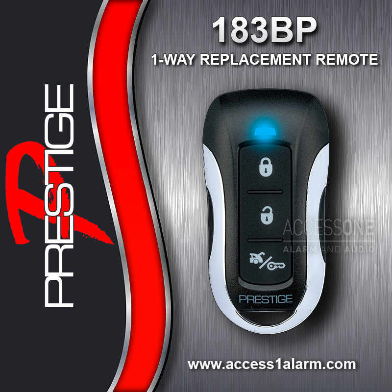 Prestige 183BP replacement remote control