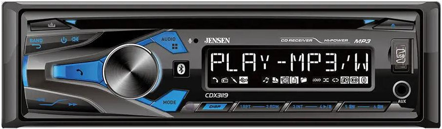 Jensen CD Receiver with Built-In Bluetooth – CDX3119