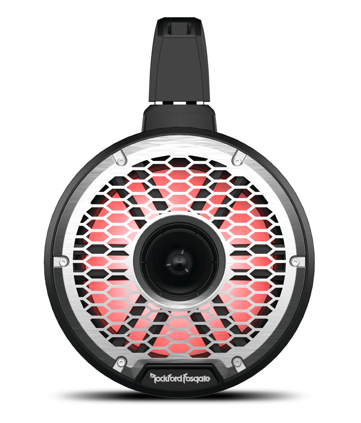 Rockford Fosgate M2WL-8HB stainless grille view