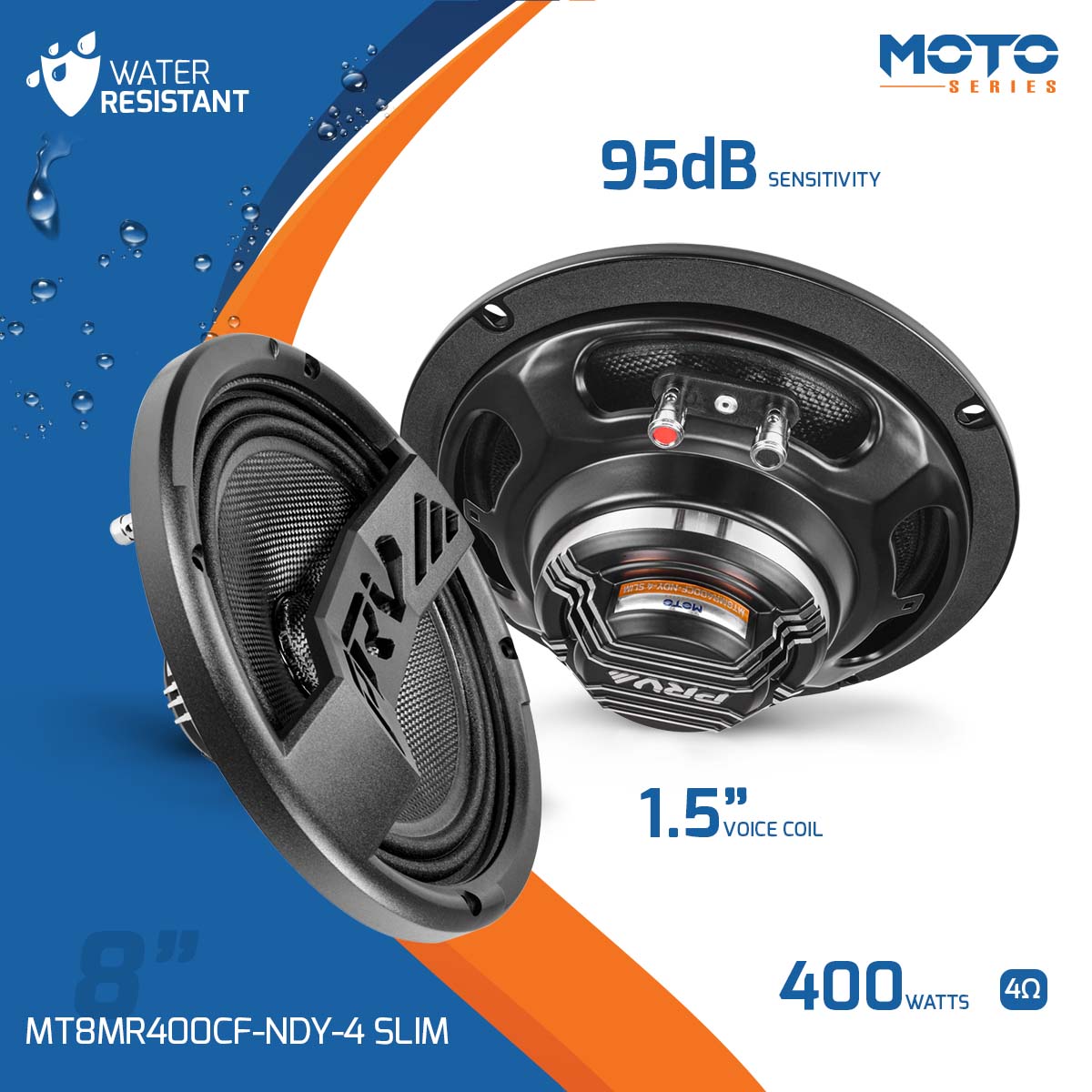 PRV Audio MT8MR400CF-NDY-4 SLIM MT8MR400CF-NDY-4 SLIM - Specs Infographic