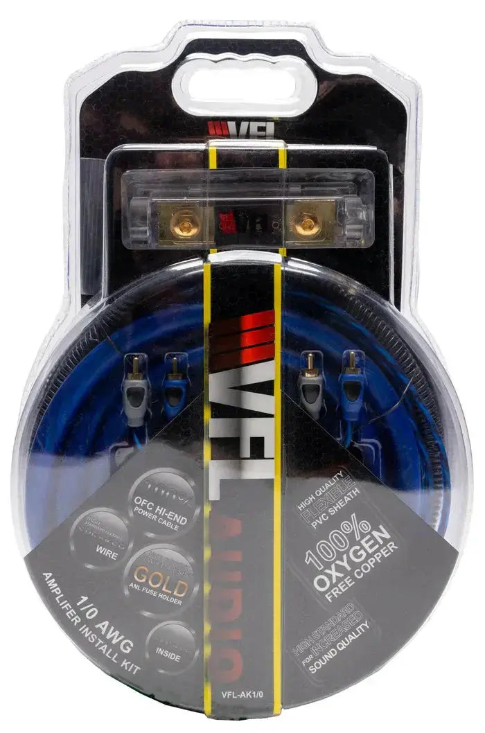 VFL Audio 0 Gauge Amplifier Installation Kit