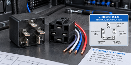 Car audio amplifier remote wire and RCA signal connections showing turn-on sequencing and factory signal troubleshooting points