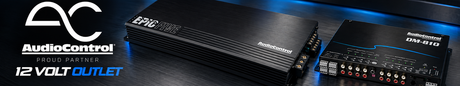 AudioControl brand banner at 12 Volt Outlet