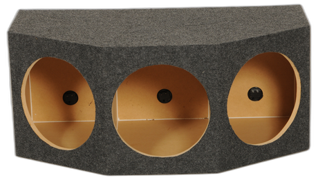 Q-Power BASS12 3HOLE - Triple 12" Sealed Speaker Box