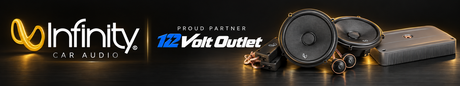 Infinity brand banner at 12 Volt Outlet