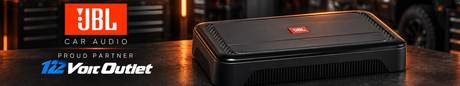 JBL brand banner at 12 Volt Outlet