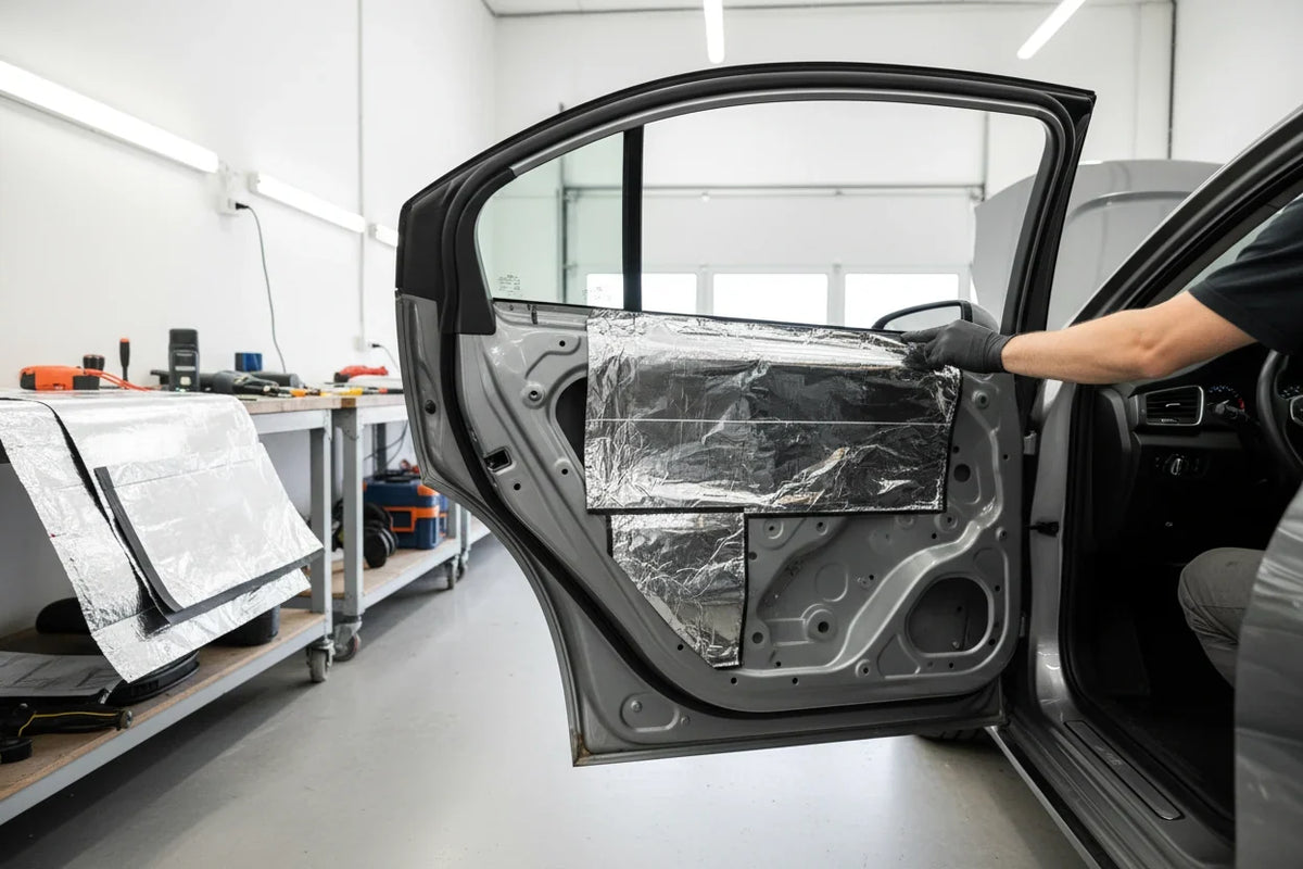 How to Sound-Deaden a Car Door Correctly: Inner Skin, Outer Skin and Door Panel