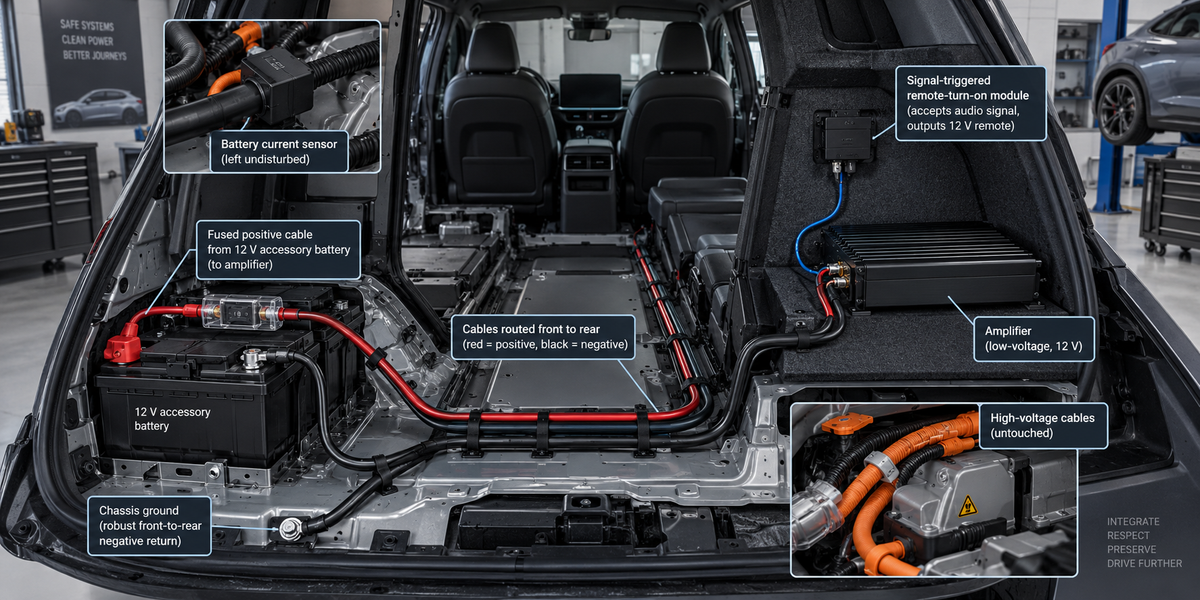 How Much Car Audio Power Can an EV Support? DC-to-DC Converter Capacity