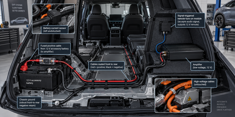 How Much Car Audio Power Can an EV Support? DC-to-DC Converter Capacity