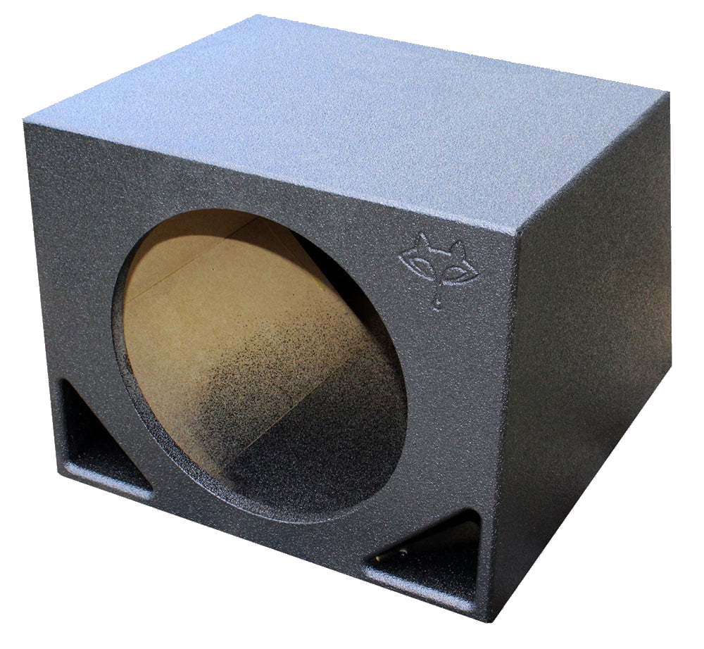 One Fox Box single 12-inch vented enclosure from the Ford Mustang coupe enclosure pair
