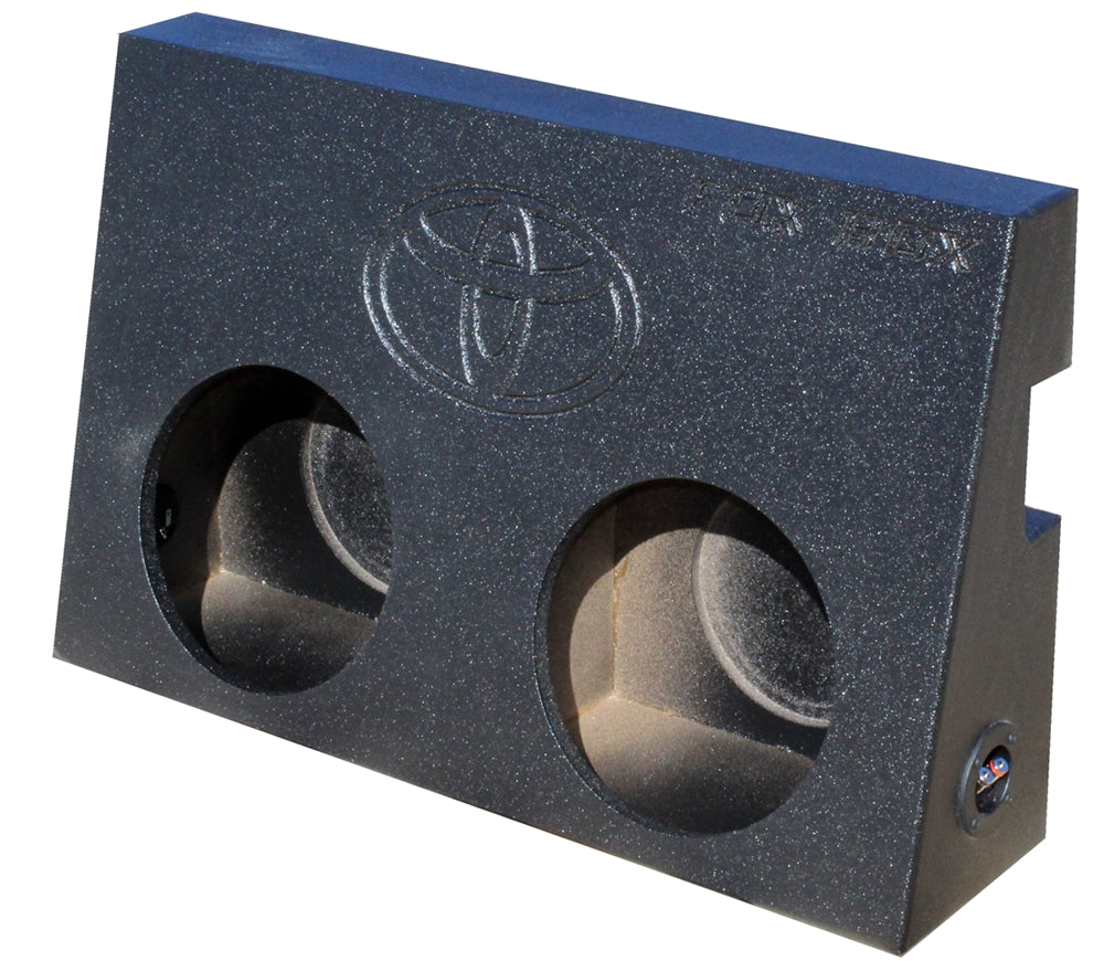 Fox Box 2005-2015 Toyota Tacoma Crew Cab Dual 10-Inch Sealed Subwoofer Enclosure - product view