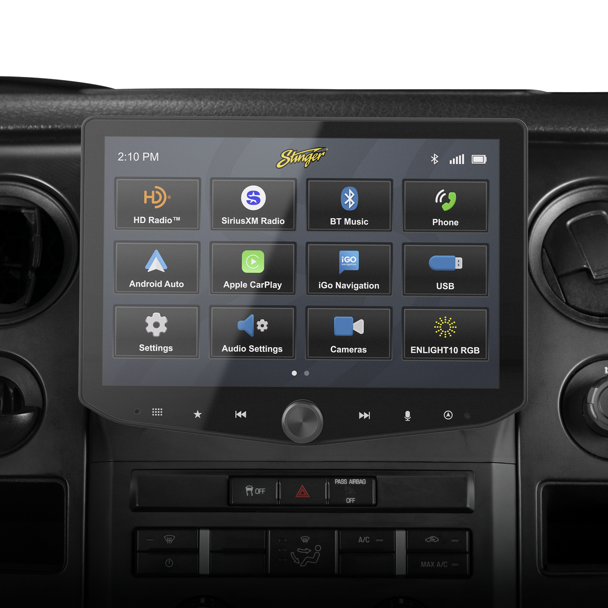 Stinger HORIZON10 RB10F15009X Ford F-150 Plug-and-Play Radio Kit