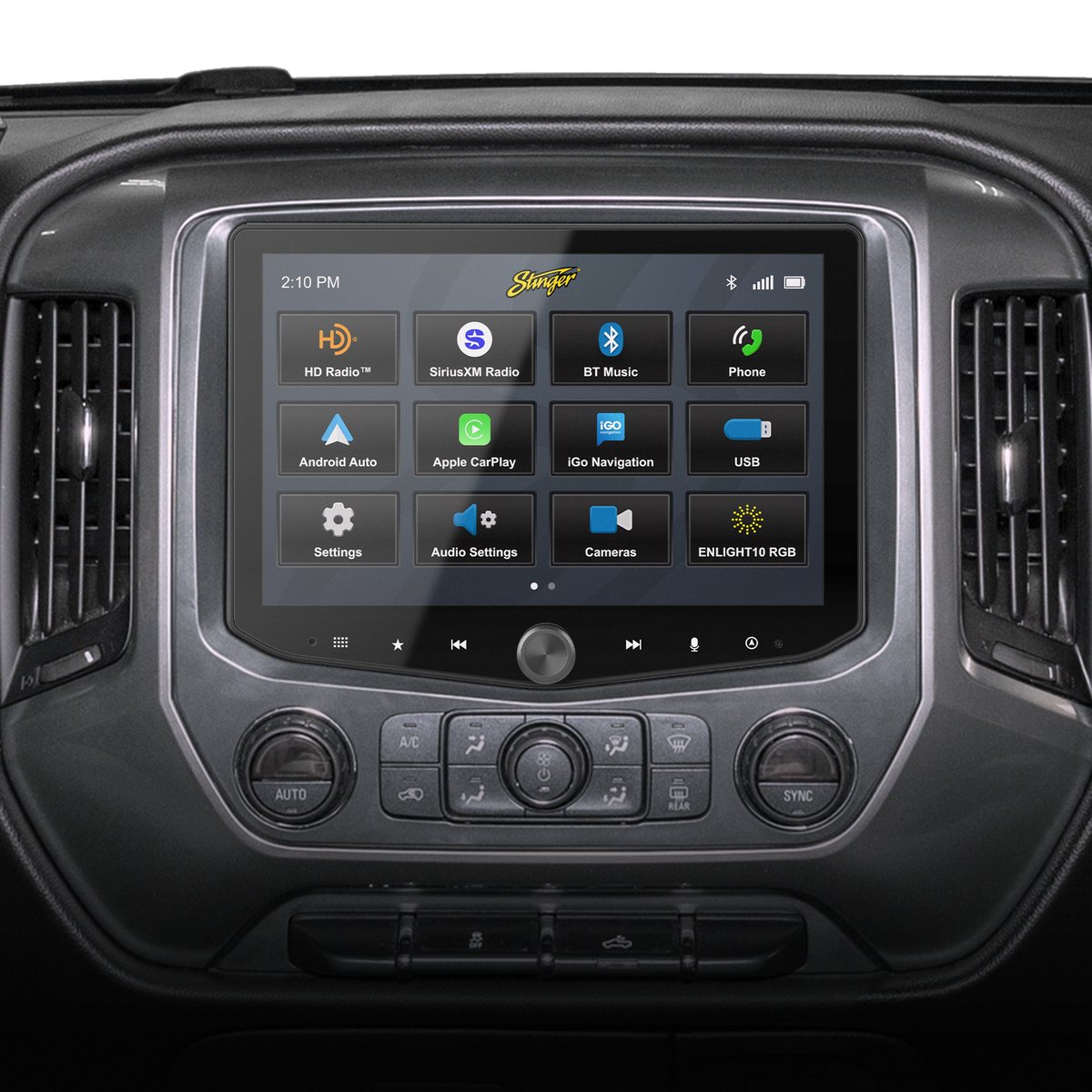 Stinger HORIZON10 RB10GM14X Chevrolet Silverado/GMC Sierra Plug-and-Play Radio Kit