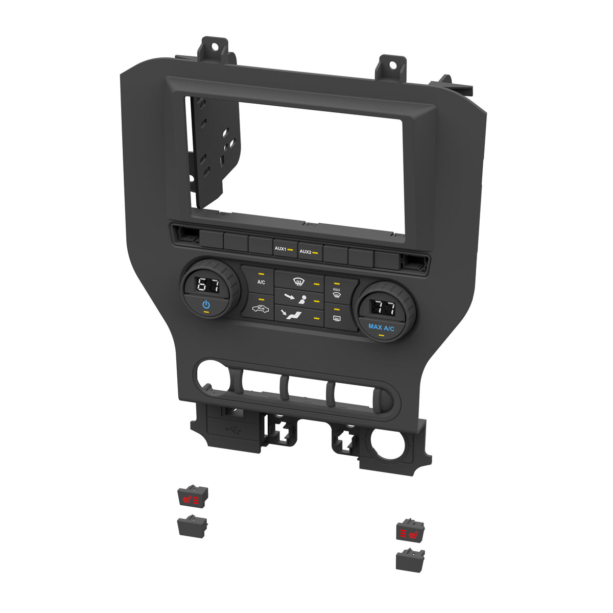 Ford Mustang 2015-2023 (with 4.2" screen & manual climate controls) — 99-5865CH