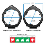 GM | Can-Am | Hyundai Multi-App 2002-Up - 6" to 6.75" — 82-3006