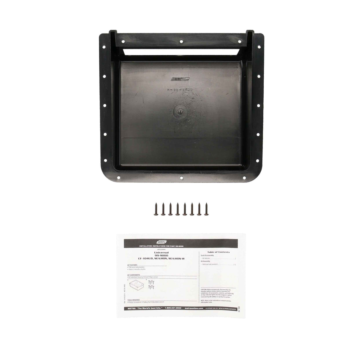 Universal Single-DIN Housing — 99-9000