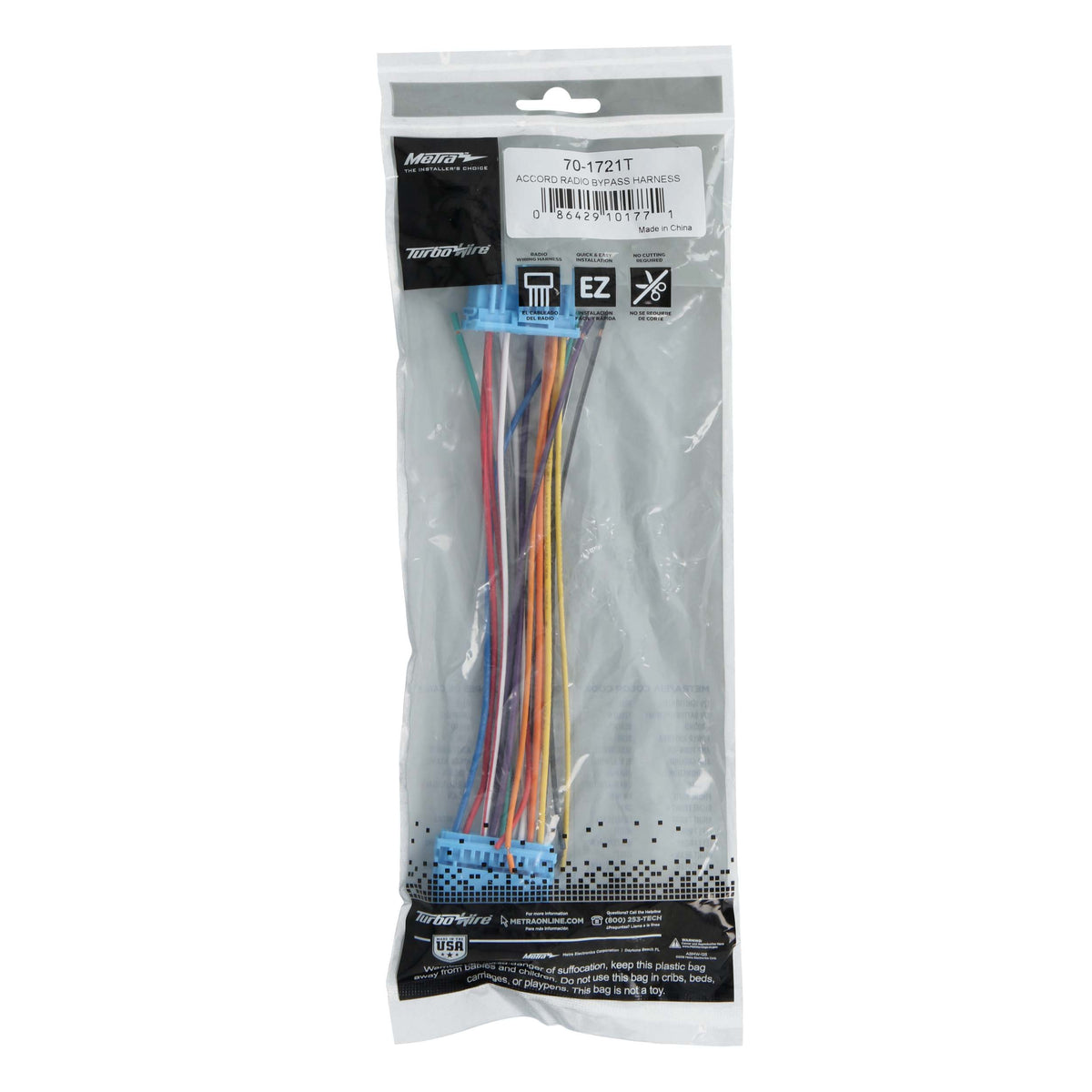 Radio Bypass Harness - Honda Accord — 70-1721T