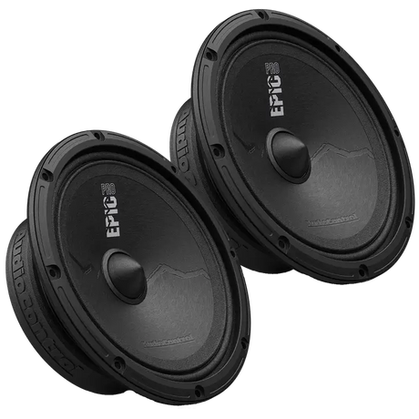 AudioControl AudioControl EPICPRO6S 6.5" Slim Midrange Speakers, 200W RMS, 4 Ohms (Pair) - Car Audio
