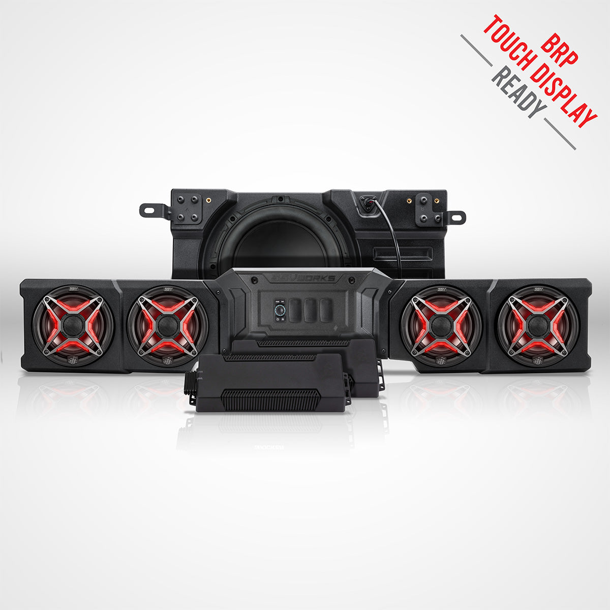 SSV Works 260-DF11-PHZ4VTD Can-Am Defender HD11 Audio Kit for BRP Touchscreen manufacturer image