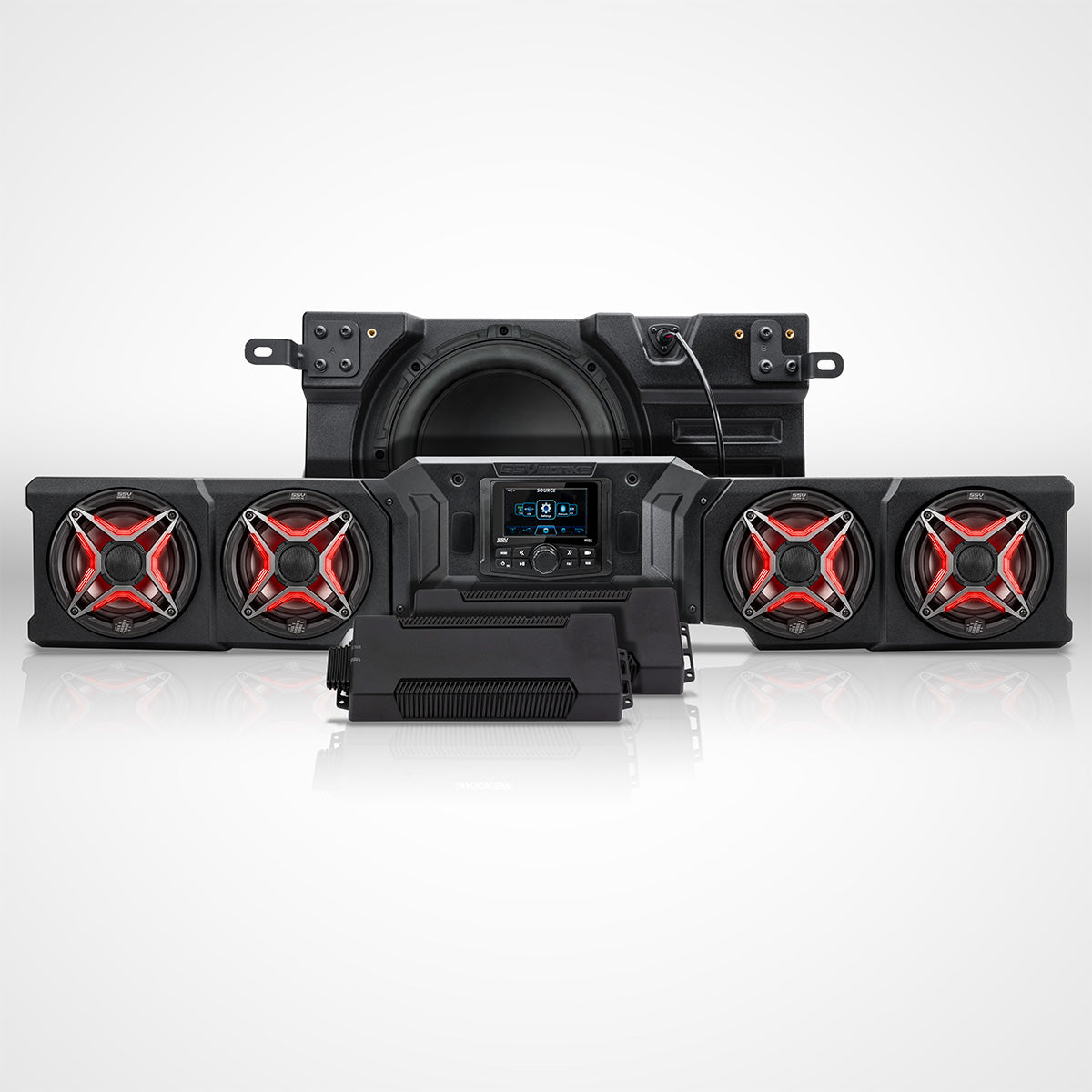 SSV Works 265-DF11-PHZ4V Can-Am Defender HD11 Audio Kit manufacturer image