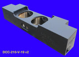 Fox Box DCC-210-V-19 V2 enclosure with two speaker openings and end ports