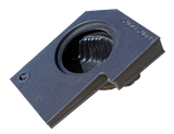 Black Fox Box enclosure with one round speaker opening and a front terminal cup