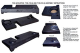 FOX BOX assembly guide shows corner-support installation and reversing the shipped magnet caps so their thick sides face the rear