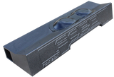 Fox Box enclosure with FORD lettering, two raised circular sections and a rectangular end port