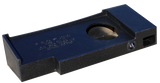 FOX BOX enclosure viewed from the open speaker-cutout side, showing its terminal cup and end slot port