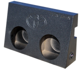 Fox Box enclosure with a Toyota emblem and two empty speaker openings, angled front view