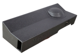 Fox Box enclosure, reverse angle showing a rectangular side port, terminal cup and raised circular section