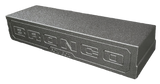 Fox Box enclosure with embossed BRONCO lettering, angled view