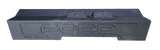 Fox Box enclosure with FORD lettering and two raised circular sections, straight front view
