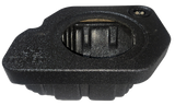 Single-subwoofer FOX BOX enclosure showing its round cutout, terminal cup and molded lower section