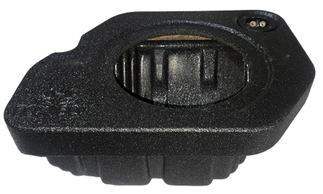 Single-subwoofer FOX BOX enclosure showing its round cutout, terminal cup and molded lower section