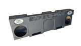 Fox Box enclosure with SUPER DUTY lettering, round speaker openings and two rectangular lower ports