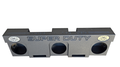 Fox Box SUPER DUTY enclosure with three speaker openings and rectangular ports