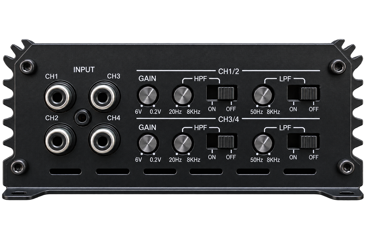 Ruthless Audio Ruthless Audio 1200.4 Micro 4 Channel Amplifier - Car Audio