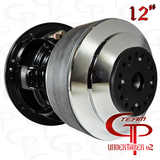 Team GP Undertaker v2 12-inch subwoofer rear view showing the center vent and circular vent holes