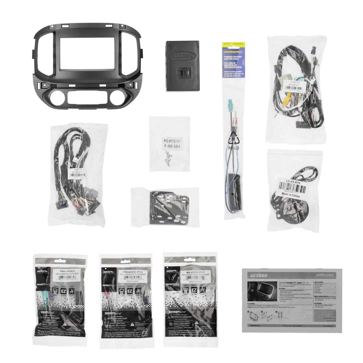 Pioneer® Radio Integration Package - GM Colorado | Canyon 2019-2022 — AXPIO-COL2