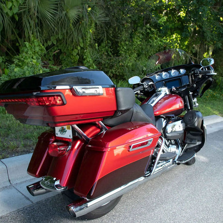 Saddle Tramp Tour-Pak Style Lid with Speaker Adapters - Fits Select Harley Davidson 2014-2023.5 BC-TP6914U - view 3