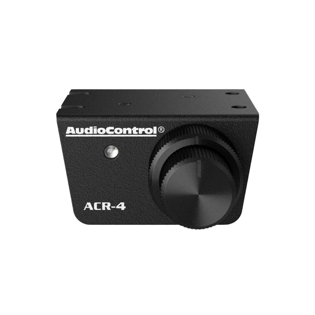 Black AudioControl ACR-4 device on a white background
