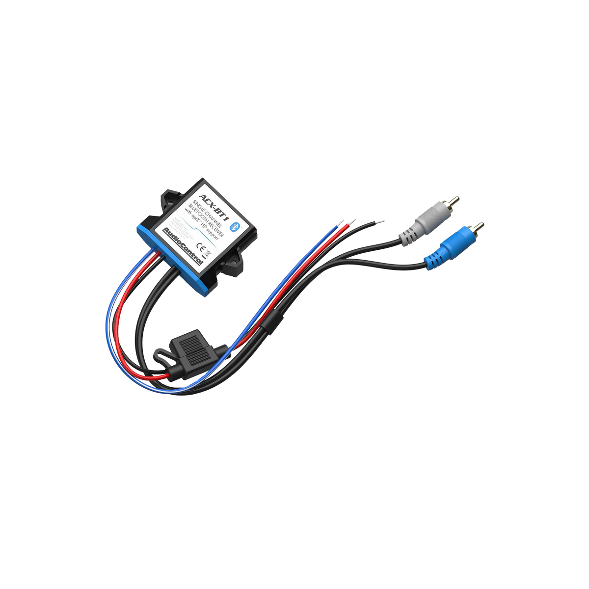 Car audio harness with wiring on a white background