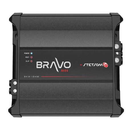Stetsom BRAVO BASS 3k Digital Subwoofer Amplifier Mono 1 Channel Class D 3000 Watts RMS - Trinity Car Audio