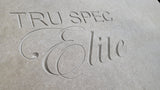 Close-up of the TRU SPEC Elite name engraved into an enclosure panel